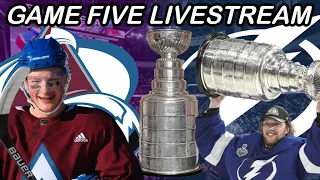 2022 STANLEY CUP FINALS LIVE! Tampa Bay Lightning Vs Colorado Avalanche GAME FIVE