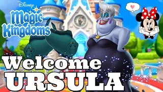 WELCOME URSULA! THE LITTLE MERMAID in Disney Magic Kingdoms | Gameplay Walkthrough Ep.317
