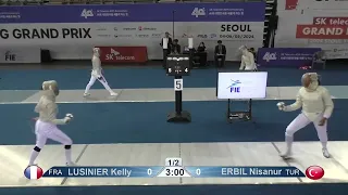 Seoul Grand Prix 2024 SWS - L64 - Nisanur Erbil TUR v Kelly Lusinier FRA