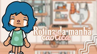 Rotina da manhã(Caótica)😵‍💫☀️| Toca Life World |