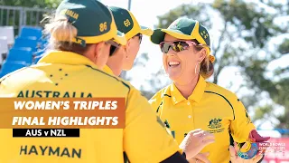 2023 World Bowls Championships - Women's Triples Final Highlights