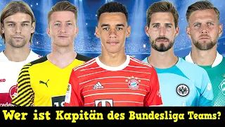 Wer ist Kapitän des Bundesliga Clubs 2022 2023? | Fußball Quiz 2023