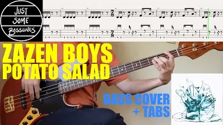 Zazen Boys - Potato Salad (ポテトサラダ) // BASS COVER + TABS (Japan)