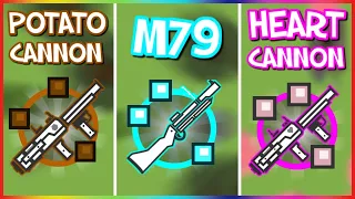 POTATO CANNON vs M79 vs HEART CANNON! || Best Cannon?? || Pro Surviv.io Gameplay!