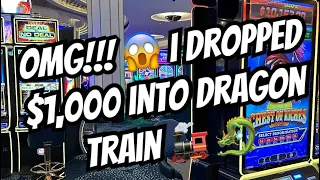 I dropped $1,000 into Dragon Train. Here’s what happened …. #gambling #bellagio #slots