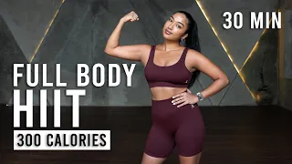 30 Min Intense Full Body HIIT Workout For Fat Burn & Cardio | No Equipment, No Repeat