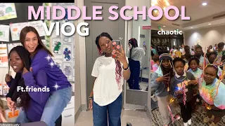 A chaotic middle school vlog📚✏️| life with Roza