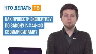 Как провести экспертизу по Закону № 44-ФЗ своими силами?