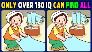 【Find the difference】Only Over 130 IQ Can Find All! / Fun Challenge【Spot the difference】174