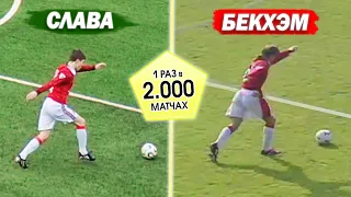 David Beckham 50M GOAL RECREATION // Повторил гол БЕКХЭМА, который шокировал весь мир!