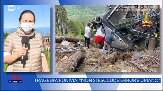 Tragedia del Mottarone: "Non si esclude l'errore umano" - La vita in diretta 25/05/2021