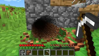 BETRETE NIEMALS das KLEINSTE LOCH in Minecraft... 😱