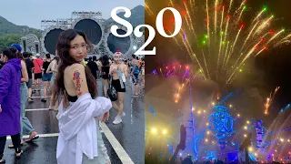 Korea Vlog EDM Songkran Rave S20 Festival in Seoul 💧 Yellow Claw, Knife Party, Deorro, BTSM