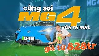 Xe điện MG4 EV ra mắt tại Việt Nam giá từ 828 triệu