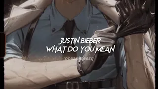 justin bieber-what do you mean (sped up+reverb)