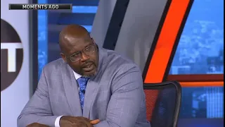 Synced up video of Shaq getting mad at Chuck for cutting him off