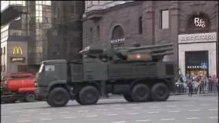 Moscow Victory Day Parade Rehearsal: Tanks and weapons drive through the streets of Russia's capital