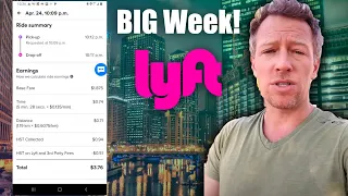 How Much Money I Made in ONE WEEK As A Lyft Driver (Earnings, Bonuses, Pay, Income & More)