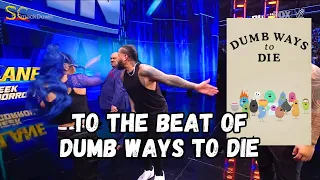 Michin(Mia Yim) Slaps Jimmy Uso To The Beat Of “Dumb Ways To Die”