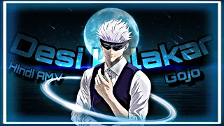 Desi kalakar - Gojo Edit | Hindi AMV 🇮🇳 | WakuHina | [4K] 🤞🏻 #gojo #jujutsukaisen [blue themed]