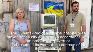 1 st Ultrasound machine goes to Luhansk Regional Clinical Hospital 22_08_22