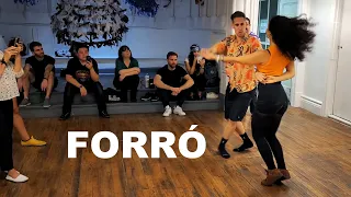 Forró dance demo by Victinho & Pamela (in NYC)