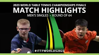 Felix Lebrun vs Kao Cheng-Jui | MS R64 | 2023 ITTF World Table Tennis Championships Finals