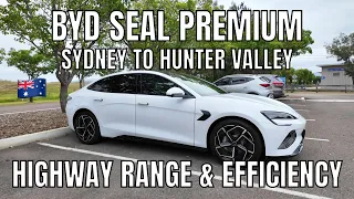 Premium BYD Seal Highway Range and Efficiency Sydney to Hunter Valley