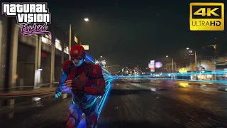 GTA 5 - The Flash JL ( Snyder's cut ) Ultra Realistic Graphic Gameplay (Natural Vision Evolved) 4K