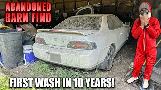 First Wash in 10 Years: Barn Find Honda Prelude! | Car Detailing Restoration