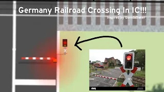 Germany Railroad Crossing in Intersection Controller!