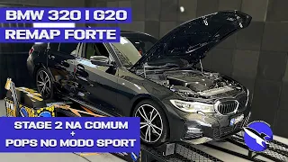 BMW 320 i G20 Remap Forte! Stage 2 na comum + Pops no modo Sport!