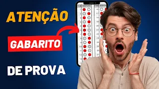 CONCURSO DO INSS - TENHA CUIDADO COM O GABARITO NO DIA DA PROVA