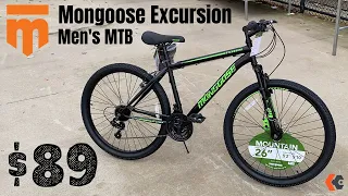 $89 Mongoose Excursion 26" Men's Mountain Bike at Walmart