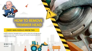 HOW TO REMOVE TRIMMER HEAD #shorts