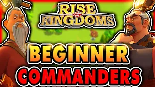 Rise of Kingdoms ЛУЧШИЕ КОМАНДИРЫ ранней игры для F2P! (КвК1)