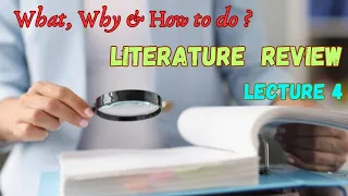 What is Literature Review? | Why and How to do Literature Review? hindi & urdu