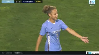#2 North Carolina v #10 Penn State | NCAA Women's Soccer Highlights