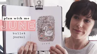 Plan With Me | JUNE 2023 Bullet Journal the TRAGIC SWAN
