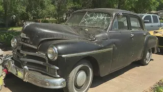 Vintage cars crushed in Overland Park thunderstorm