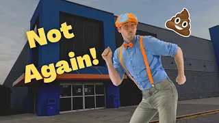 Blippi FARTS at SKY ZONE!!! 😱💨