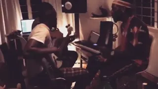 BURNA BOY FT SAUTI SOL - TIME FLIES ( STUDIO SESSION)