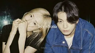 jungkook & rose - hey shona (AI cover)