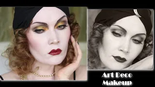 Art Deco inspired makeup ✨🖤