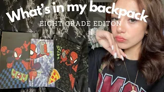 WHATS IN MY BACKPACK 2022 | *EIGHTH GRADE EDITION*