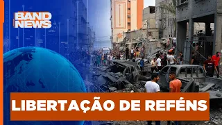 Mídia local declara que Hamas soltou mais dois reféns | BandNews TV