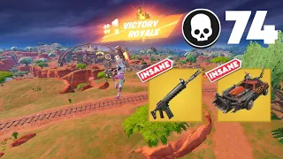 74 Elimination Solo Vs Squads Gameplay Wins (New! Fortnite Chapter 5 Season 3 PS5 Controller)