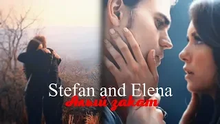 Stefan and Elena Алый закат for HBD xVikaSmith