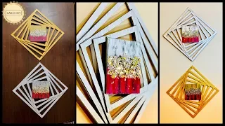 DIY Unique & Abstract Wall Art| gadac diy| home decorating ideas| handcraft| wall hanging|wall decor