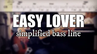 Easy Lover - Phil Collins | Simplified bass line with tabs #8